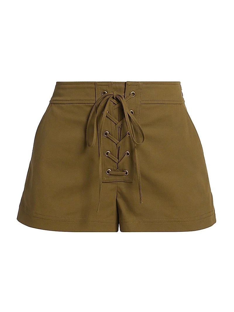 Leon Lace-Up Relaxed Shorts