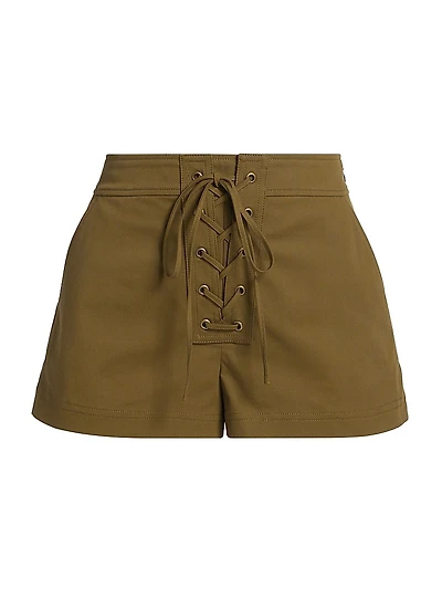 Leon Lace-Up Relaxed Shorts