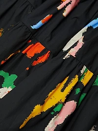 Jayden Printed Cotton Midi-Skirt