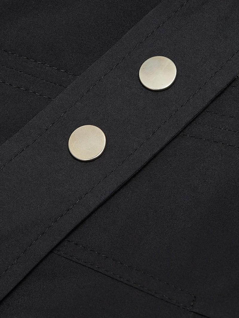 Nat Halterneck Stretch Cotton Minidress