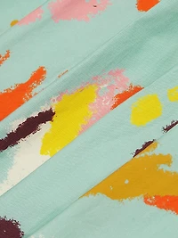 Tate Printed Strapless Midi-Dress