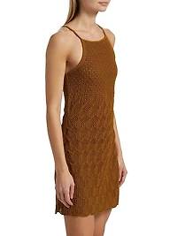 Mimi Cotton-Blend Knit Minidress