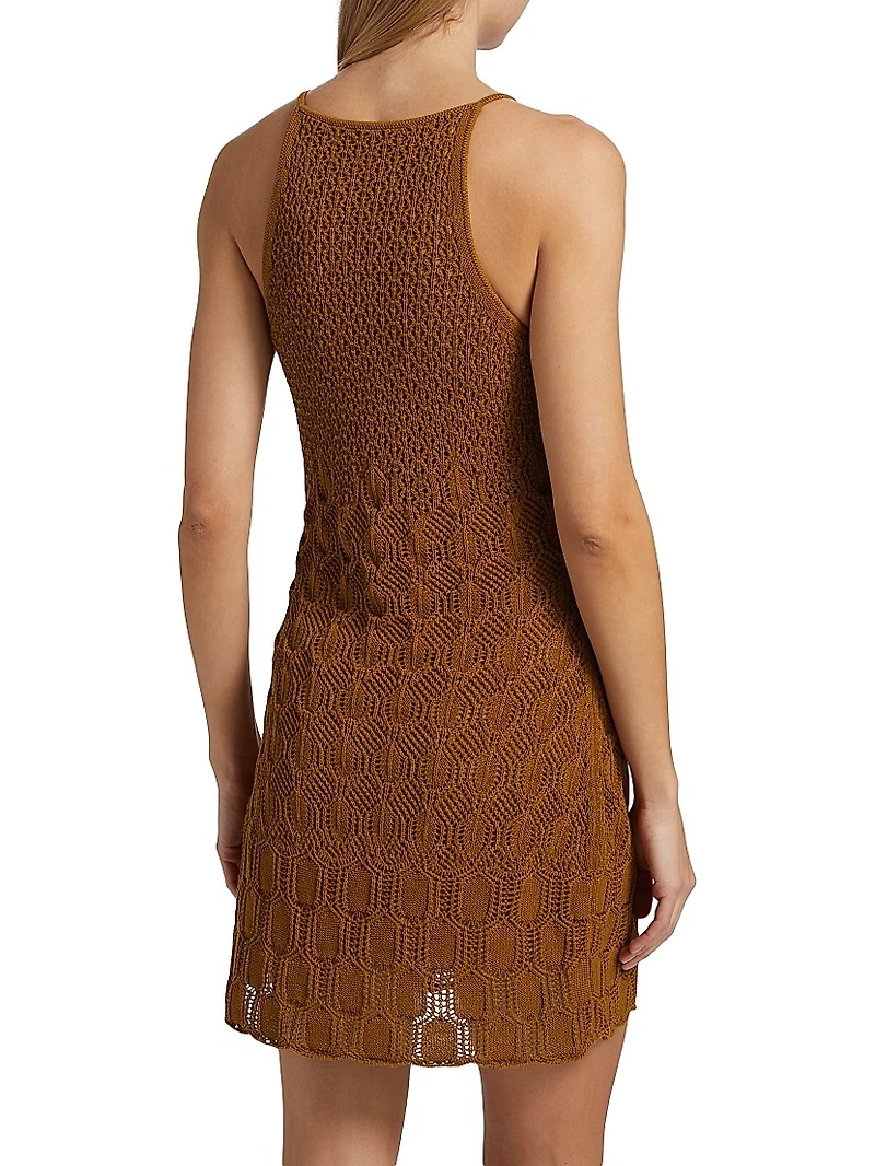 Mimi Cotton-Blend Knit Minidress