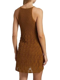 Mimi Cotton-Blend Knit Minidress
