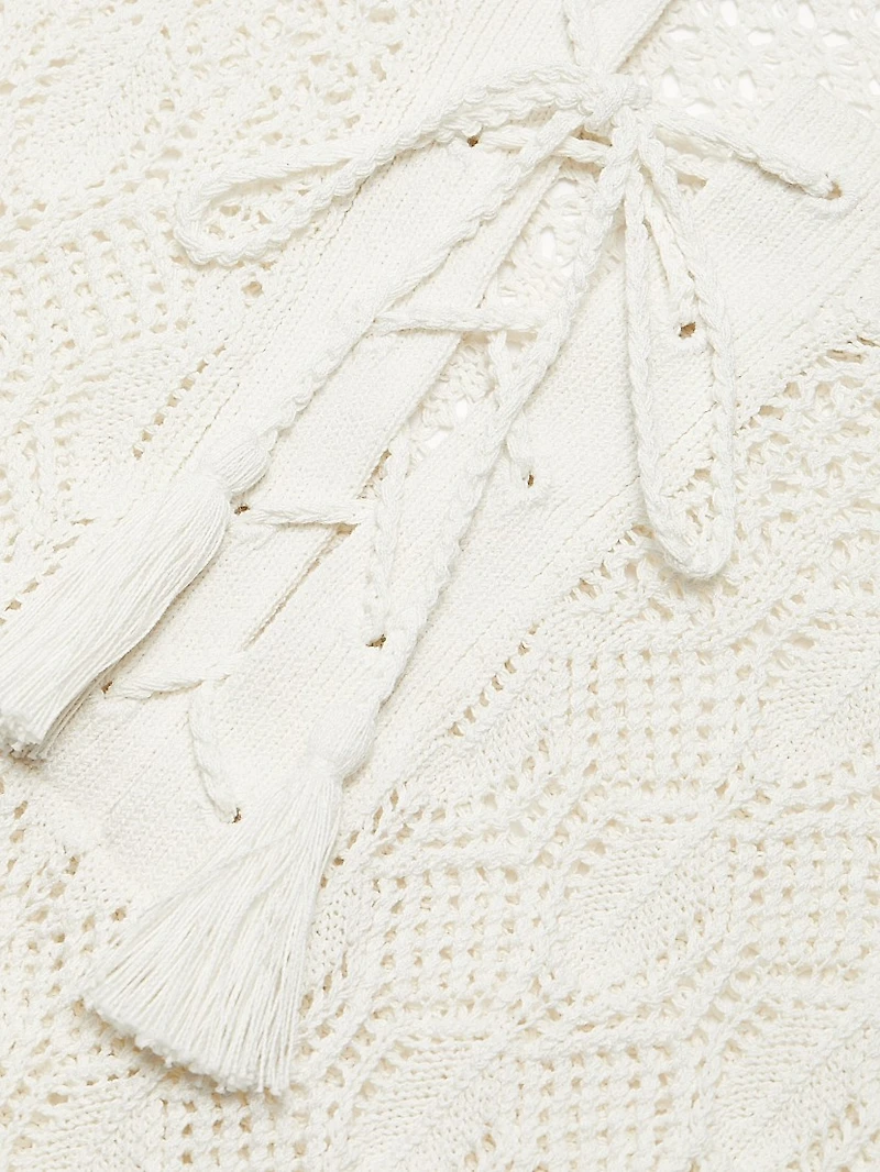 Keri Tieneck Knit Sweater