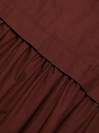 Vera Cotton Drop-Waist Midi-Dress