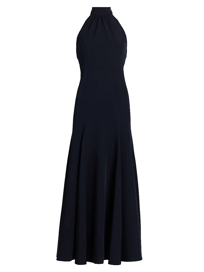 Elena Halterneck Maxi Dress