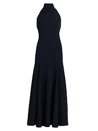 Elena Halterneck Maxi Dress