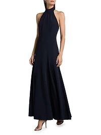 Elena Halterneck Maxi Dress