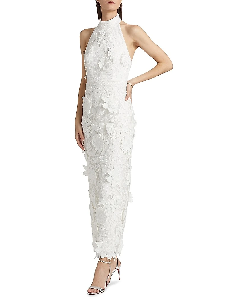 Sofia 3D Floral Lace Dress