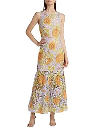 Anna Floral Embellished Gown
