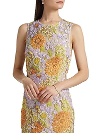 Anna Floral Embellished Gown