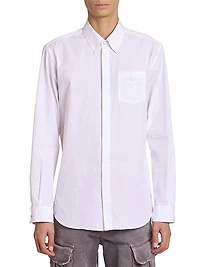 Emblem Cotton Shirt