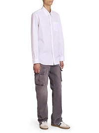Emblem Cotton Shirt