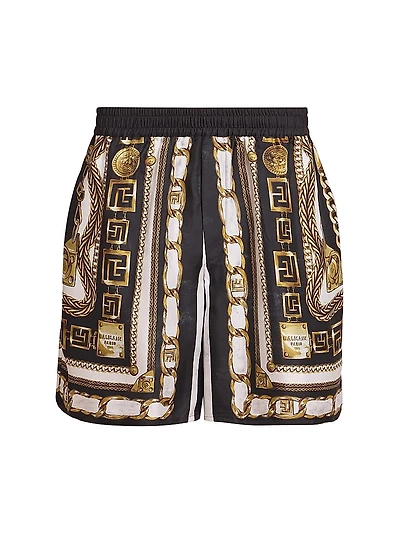 Foulard Printed Shorts