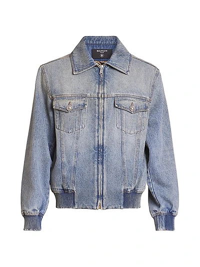 Collared Denim Jacket