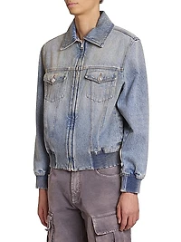 Collared Denim Jacket