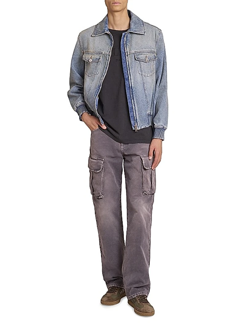 Collared Denim Jacket