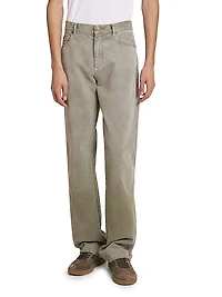 Loose-Fit Denim Pants