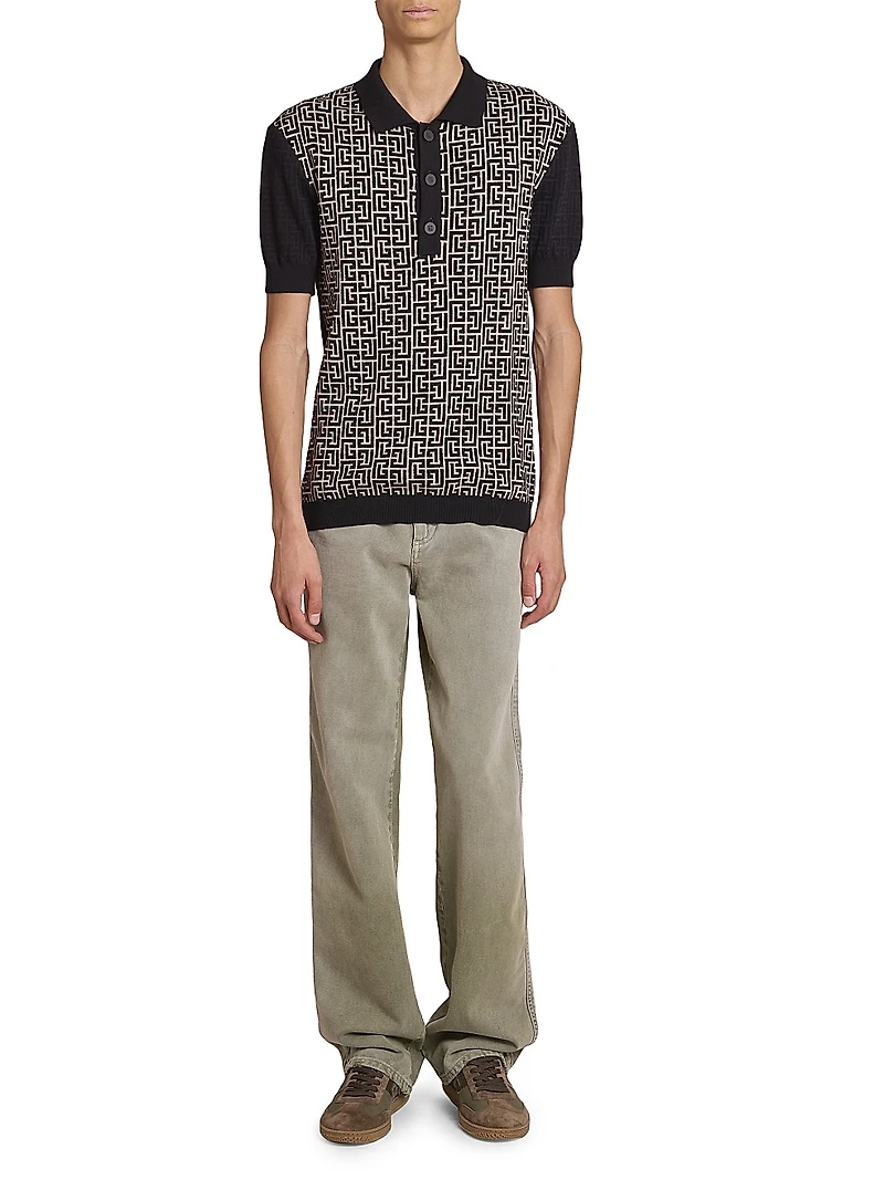 Loose-Fit Denim Pants