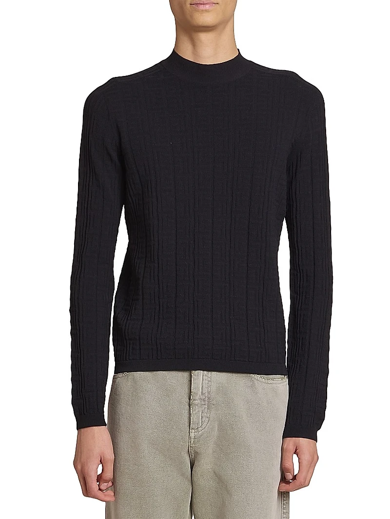 Monogram Knit Sweater