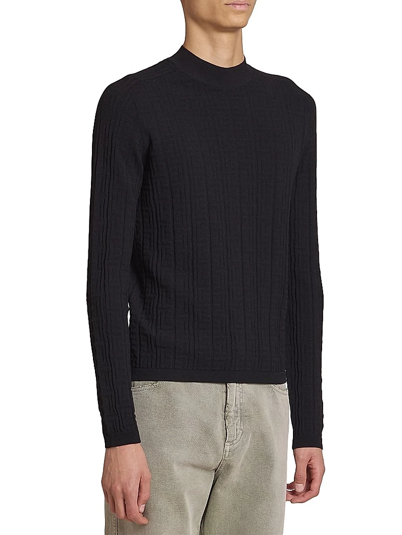 Monogram Knit Sweater