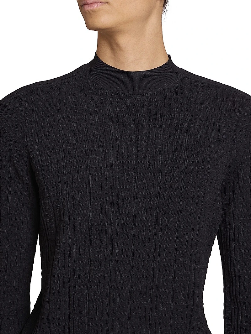 Monogram Knit Sweater