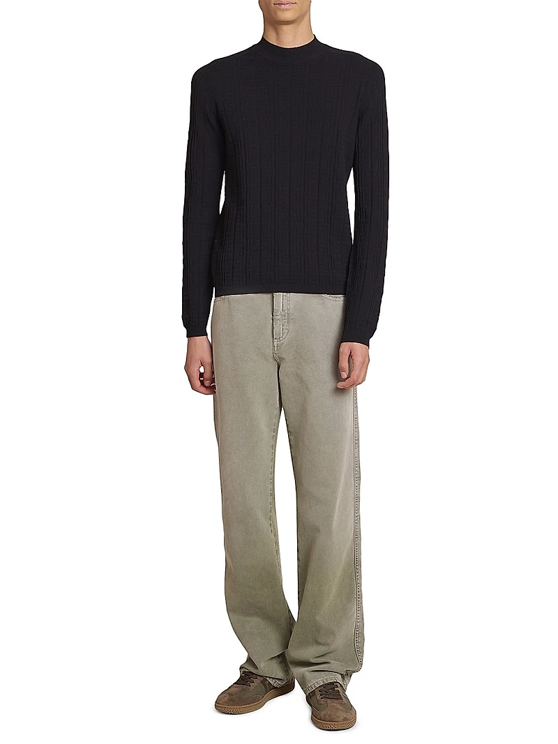 Monogram Knit Sweater