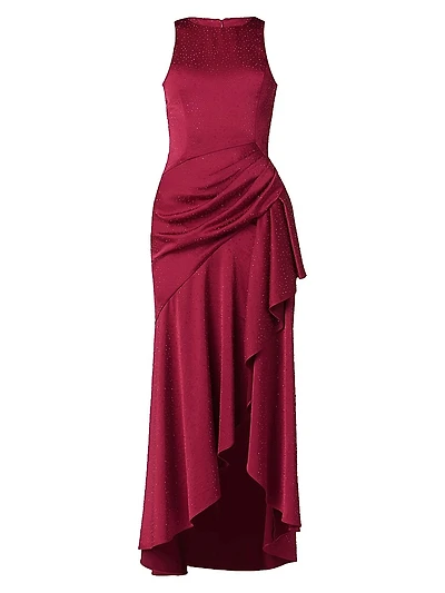 Verena Draped Midi-Dress
