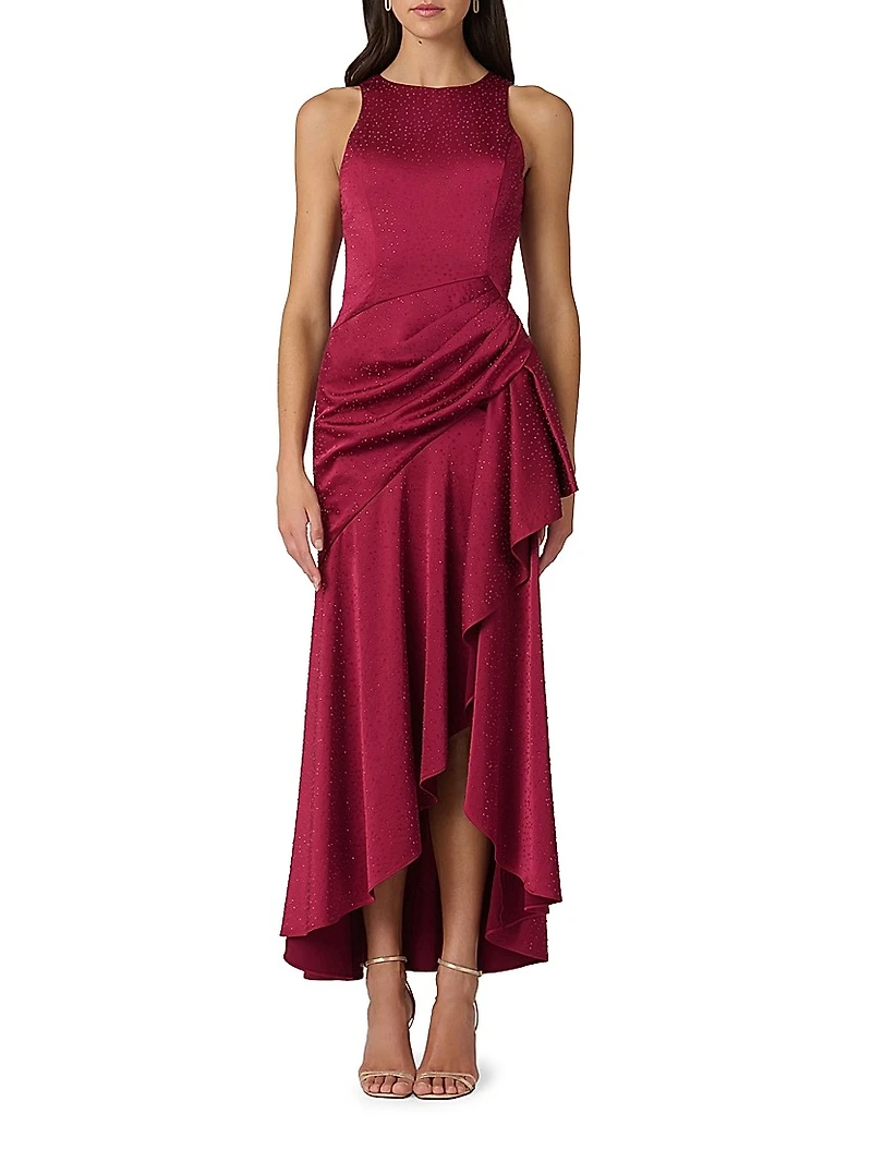 Verena Draped Midi-Dress