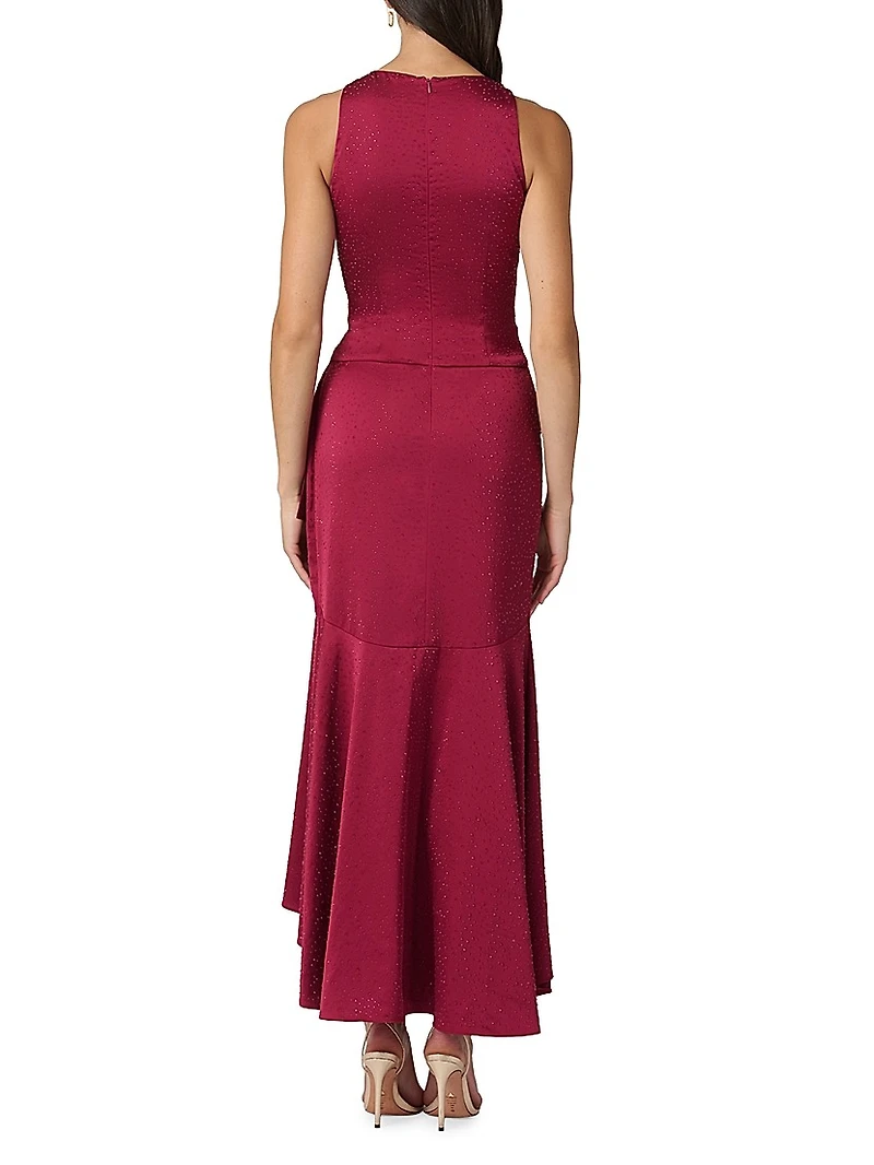 Verena Draped Midi-Dress