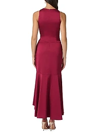 Verena Draped Midi-Dress