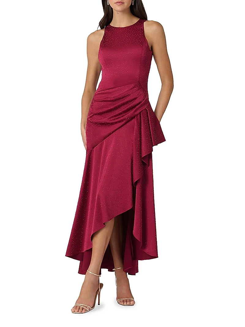 Verena Draped Midi-Dress