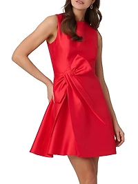 Chrystie Satin Minidress