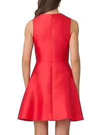 Chrystie Satin Minidress