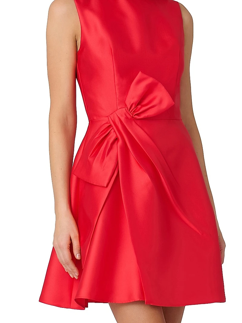 Chrystie Satin Minidress