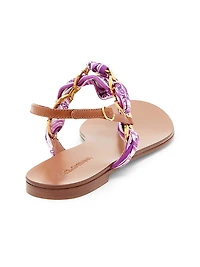 Majolica Leather Sandals