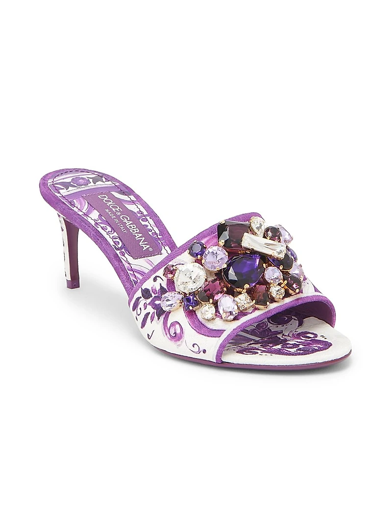 Maiolica Embellished Sandals