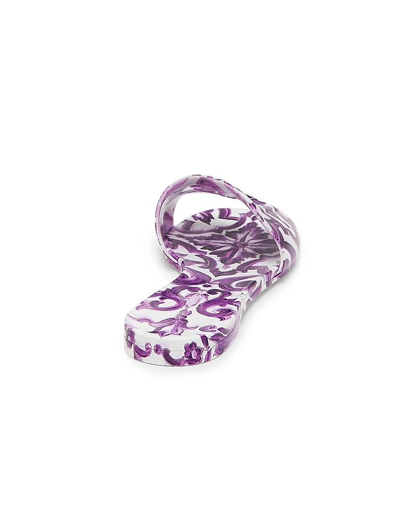 Maiolica Flat Sandals