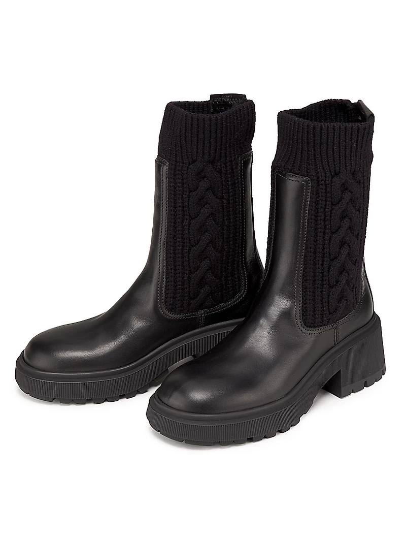 Tamia 70MM Leather Boots