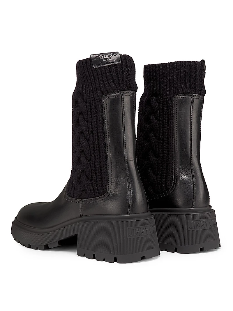Tamia 70MM Leather Boots