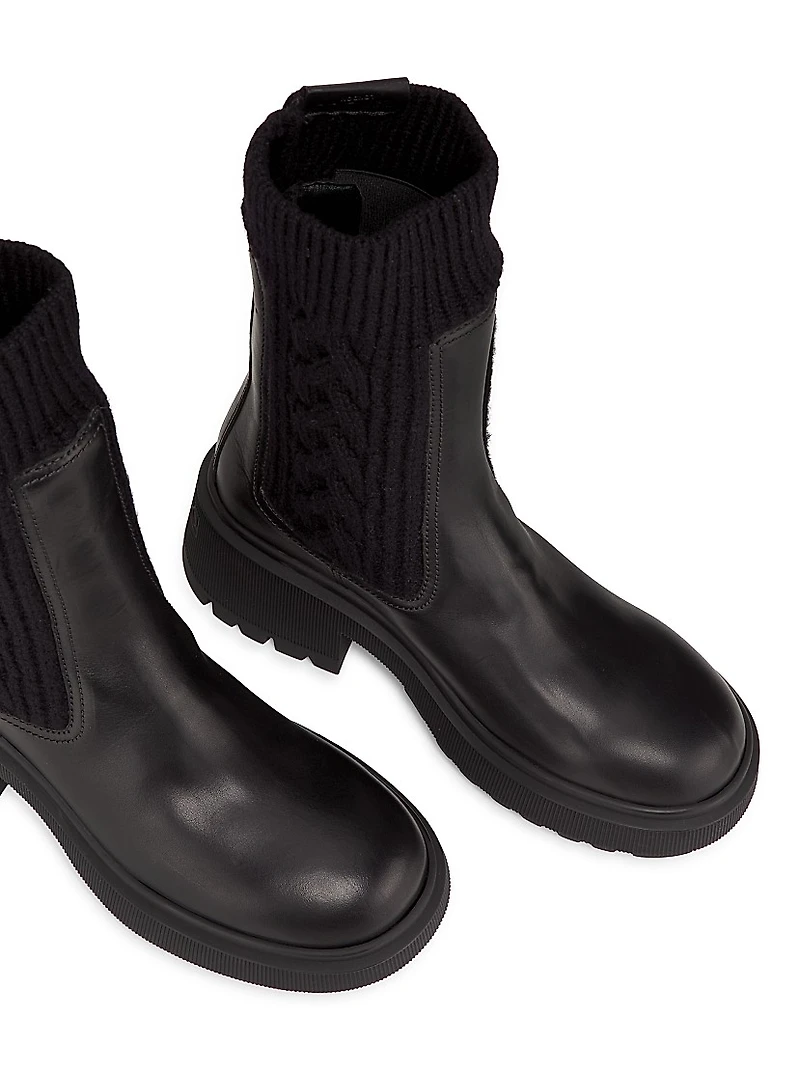 Tamia 70MM Leather Boots