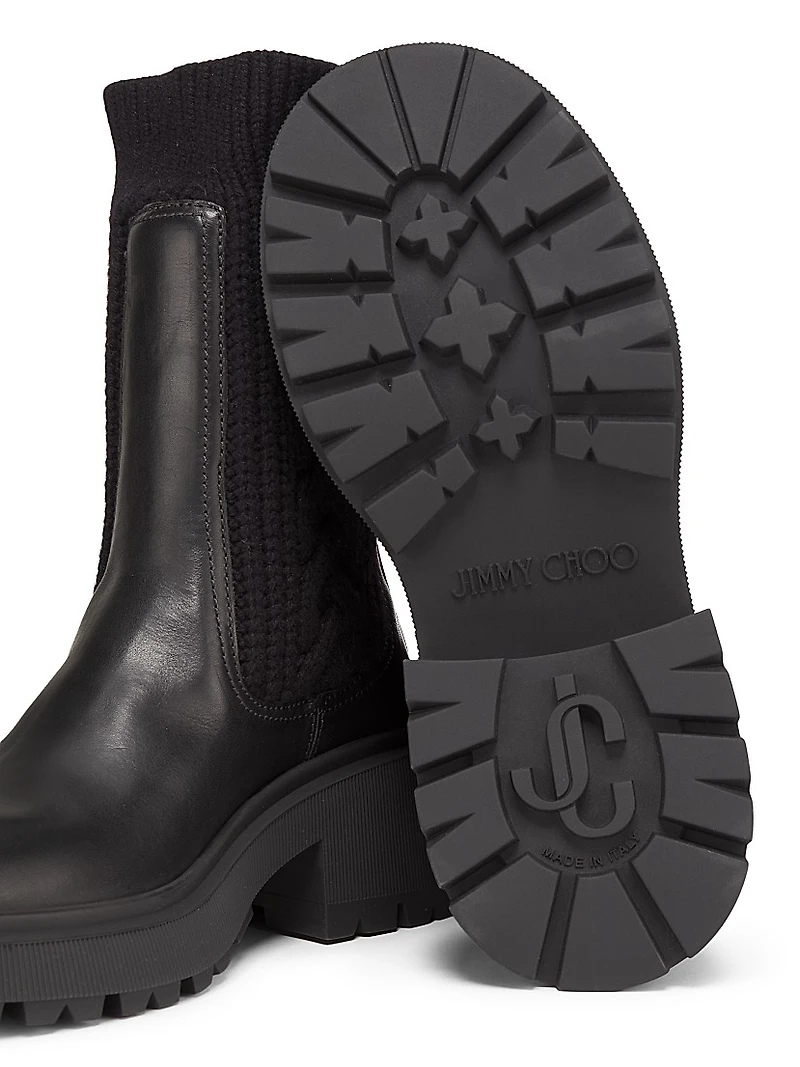 Tamia 70MM Leather Boots
