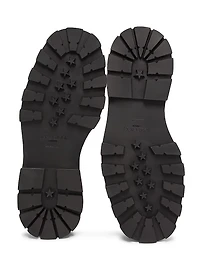 Meena Leather Shearling Ankle Boots