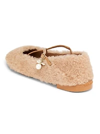 Eleri Shearling Ballet Flats