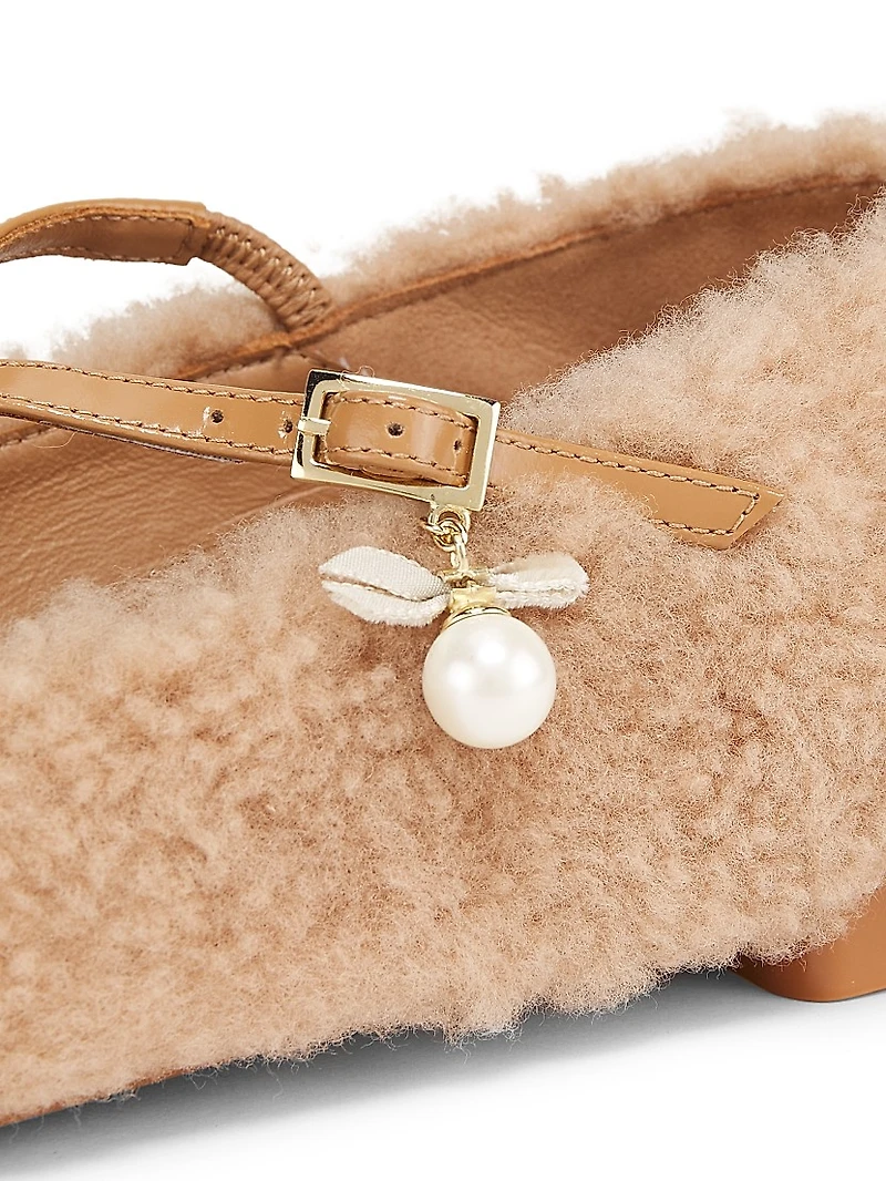 Eleri Shearling Ballet Flats