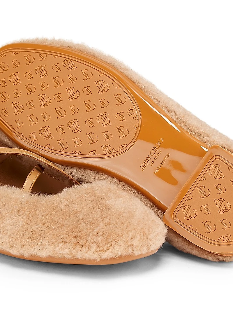 Eleri Shearling Ballet Flats