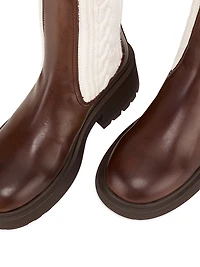 Tamia 70MM Leather Ankle Boots