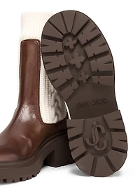 Tamia 70MM Leather Ankle Boots