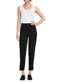Nancy Knit Straight-Leg Pants